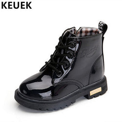Leather Shoes PU Leather Winter Boots