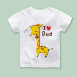Print Cartoon Kids Short Sleeve Cotton T shirts