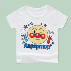 Print Cartoon Kids Short Sleeve Cotton T shirts