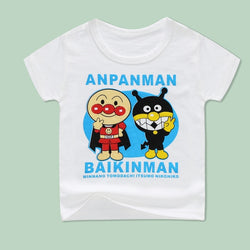Print Cartoon Kids Short Sleeve Cotton T shirts