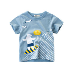 Summer Kids Boys Tee Tops T Shirt