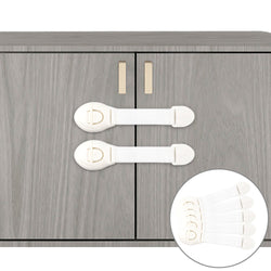 10Pcs/lot Baby Safety Protector Child Cabinet locking Plastic Lock Protection
