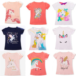 Girl Summer Unicorn T-shirts