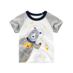 Summer Kids Boys Tee Tops T Shirt