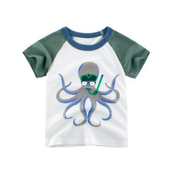 Summer Kids Boys Tee Tops T Shirt