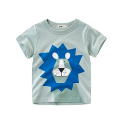 Summer Cotton Dinosaur Short Sleeve T-shirt