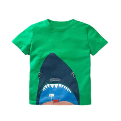 Boys Cotton Tops Tees T-shirts 2-8 Year
