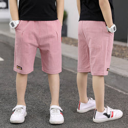 Summer Solid Pants Casual Solid Cotton Shorts