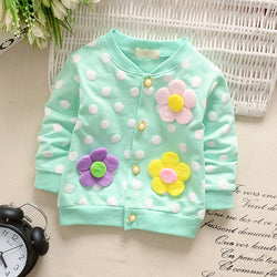 Lovely Baby Girls Outwear Flowers Candy Colors Coats 0-36 M