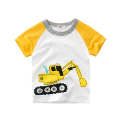 Summer Cotton Dinosaur Short Sleeve T-shirt