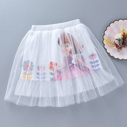 Girls Cartoon Unicorn Tutu Pony Horse Long Skirt