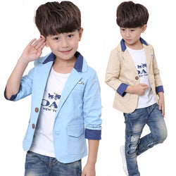 Slim Wedding Suit Jacket for Kids Boy 2-10T